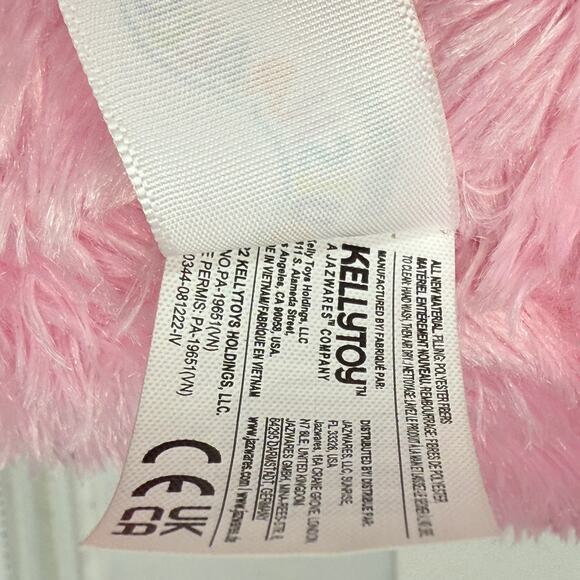 Squishmallows Kellytoy Fuzz A Mallow Pink Anu The Sea Otter 12" Plush Plushie - Picture 7 of 12